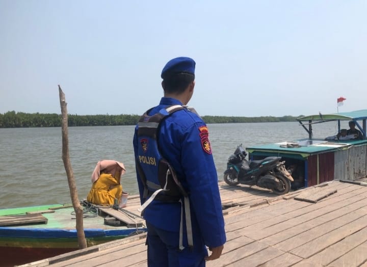 KP.VI-10-15 WILAYAH NATAI KUINI MELAKSANAKAN PAMWAS DI DERMAGA PENYEBRANGAN NATAI KUINI