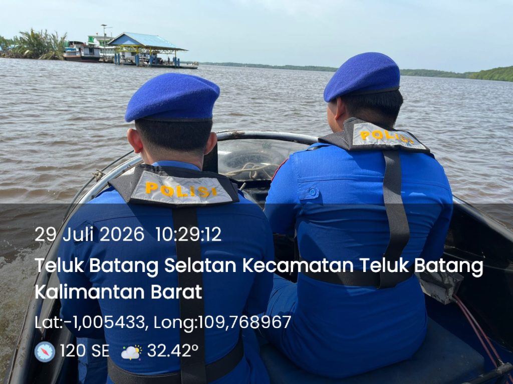 RUTIN LAKSANAKAN PATROLI, KP.VI-10-09 MOBILING DI PERAIRAN TELUK BATANG