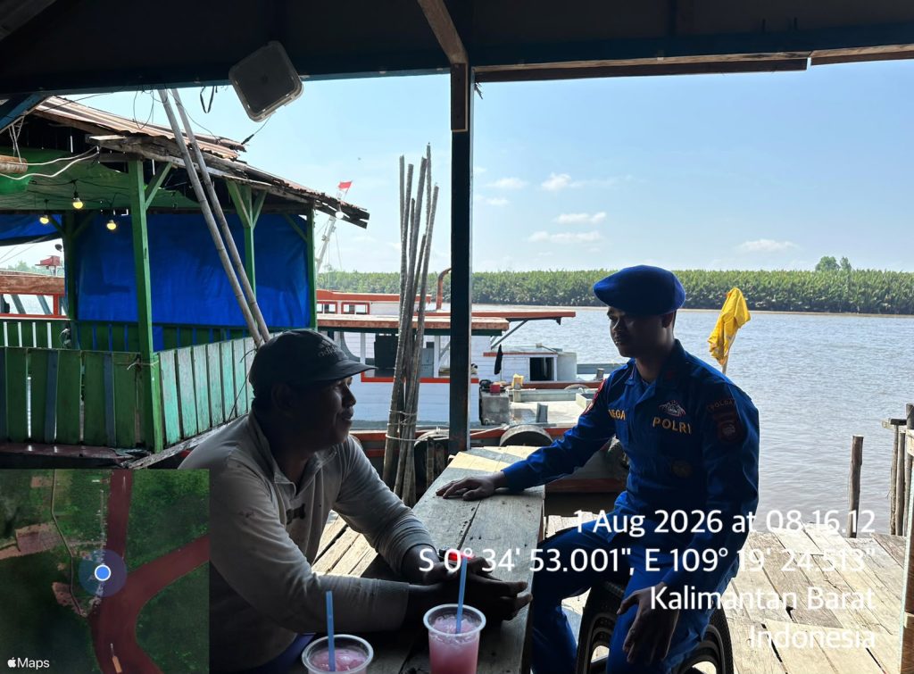 SAMPAIKAN PESAN KAMTIBMAS KE MASYARAKAT PERAIRAN KP.VI-2002 WILAYAH MUARA KUBU‎