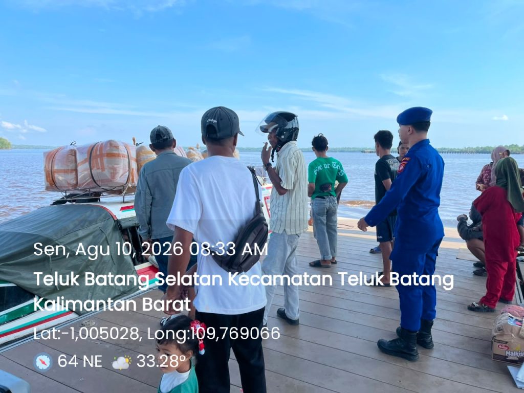KP.VI-10-09 WILAYAH TELUK BATANG MELAKSANAKAN PAMWAS DI DERMAGA SPEED BOAT