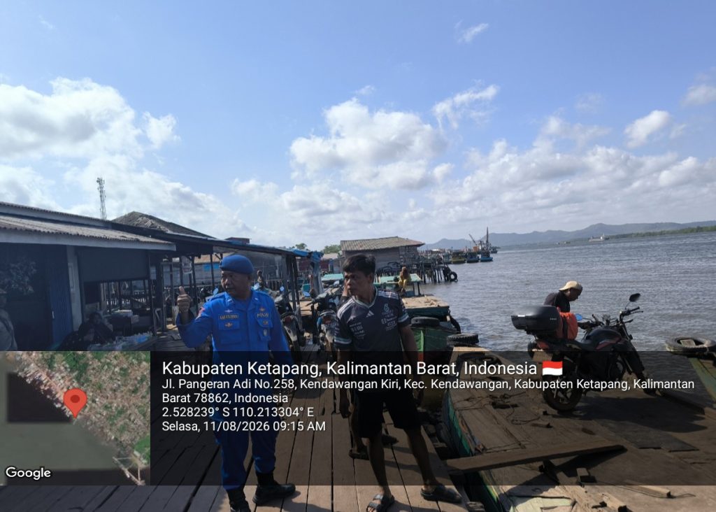 TINGKATKAN GIAT PENGAMANAN AGAR TERCIPTANYA RASA AMAN BAGI MASYARAKAT KOMANDAN KP.VI-10-16 KENDAWANGAN LAKSANAKAN GIAT PAMWAS DIDERMAGA PENYEBRANGAN KENDAWANGAN KIRI