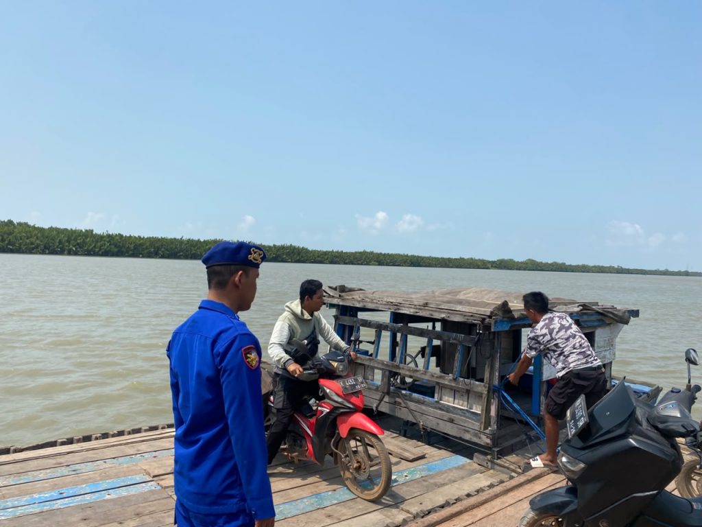 KP.VI-10-15 WILAYAH NATAI KUINI MELAKSANAKAN PAMWAS DI DERMAGA PENYEBRANGAN NATAI KUINI