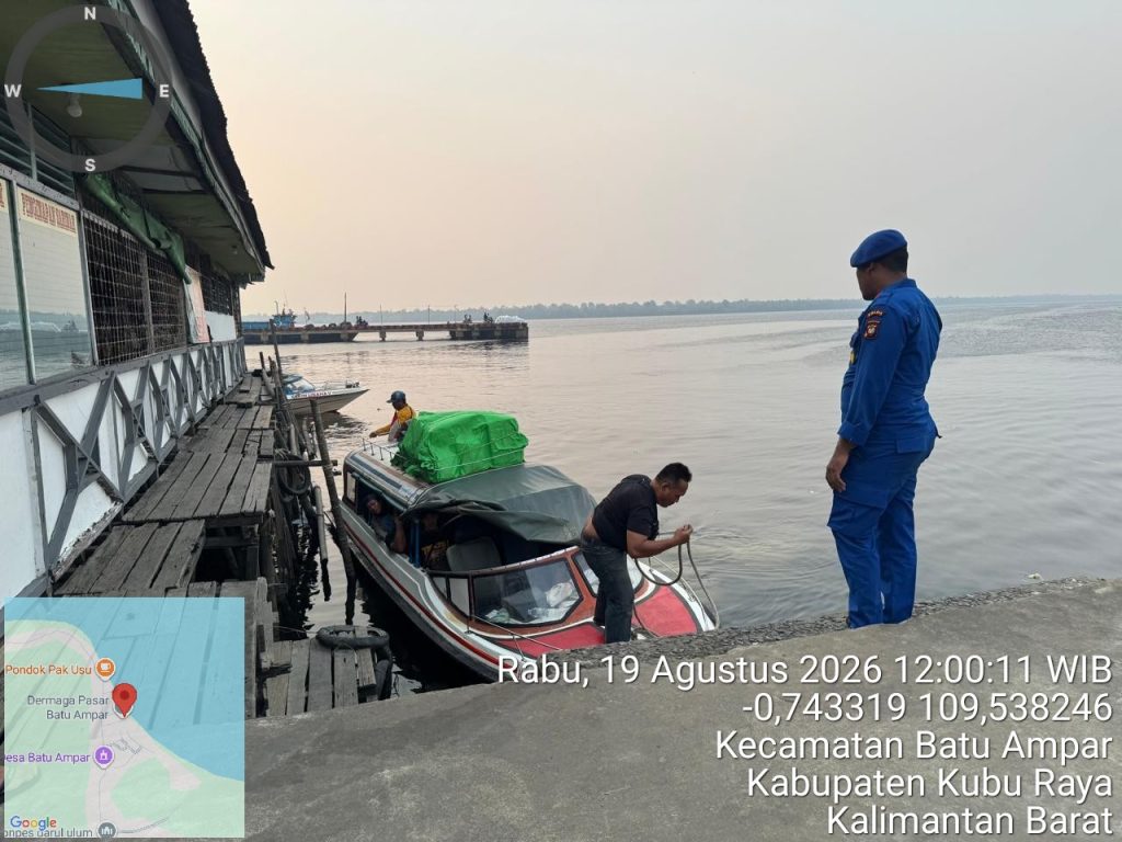 PERSONIL KP VI.10-08 BATU AMPAR LAKSANAKAN PAMWAS SPEED TAMBANG DI PELABUHAN BATU AMPAR