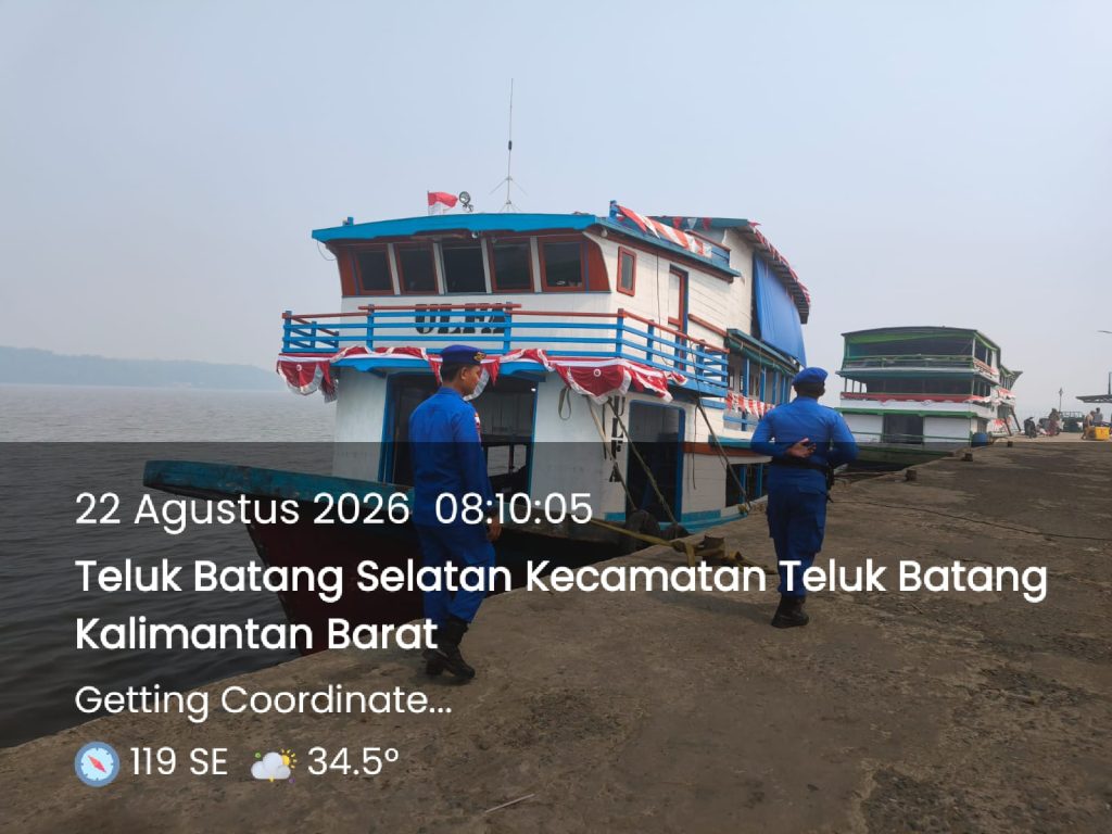 KP.VI-10-09 SAMPAIKAN PESAN KAMTIBMAS KEPADA PENUMPANG MOTOR TAMBANG DERMAGA TELUK BATANG