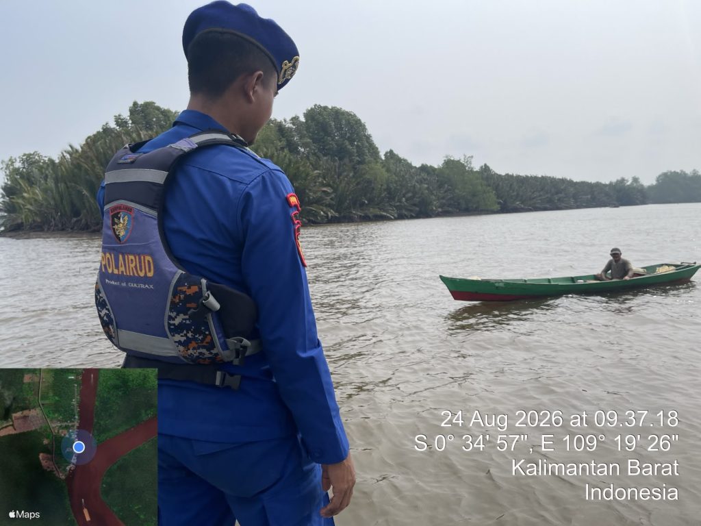 JANGAN MELAKUKAN AKTIFITAS ILEGAL ANGGOTA KP VI-2002 MUARA KUBU SAMPAIKAN HIMBAUAN KEPADA NELAYAN/PEMANCING