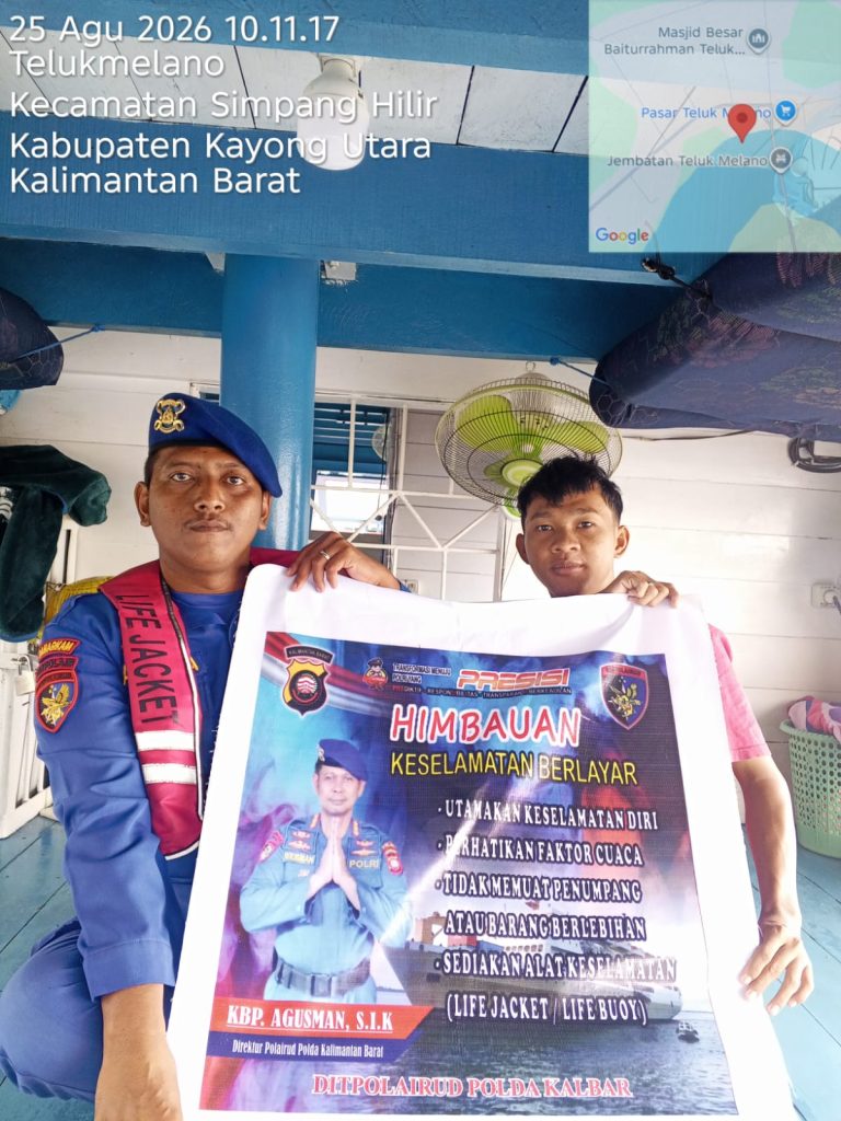 GIAT HIMBAHUAN KEPADA ABK KAPAL DI PERAIRAN TELUK MELANO