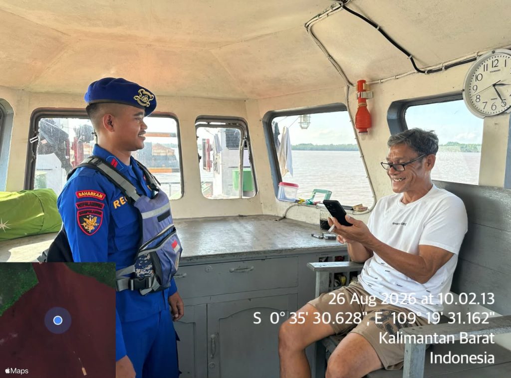 PERSONIL KP.BIDARA VI-2002 MUARA KUBU INGATKAN ABK KAPAL AGAR WASPADA TERHADAP CUACA