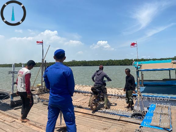 KP.VI-10-15 WILAYAH NATAI KUINI MELAKSANAKAN PAMWAS DI DERMAGA PENYEBRANGAN NATAI KUINI