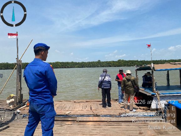 KP.VI-10-15 WILAYAH NATAI KUINI MELAKSANAKAN PAMWAS DI DERMAGA PENYEBRANGAN NATAI KUINI