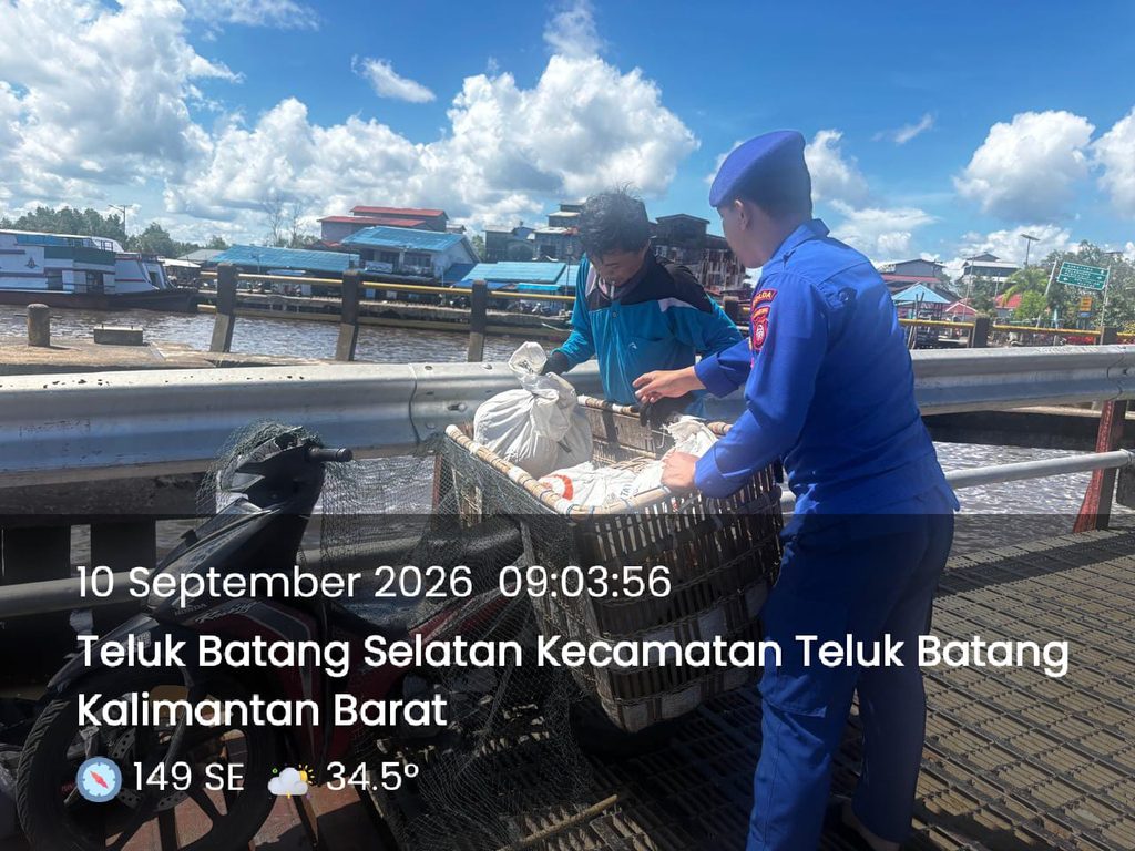 KP.VI-10-09 CEGAH BARANG ILEGAL YANG MASUK KE PERAIRAN TELUK BATANG