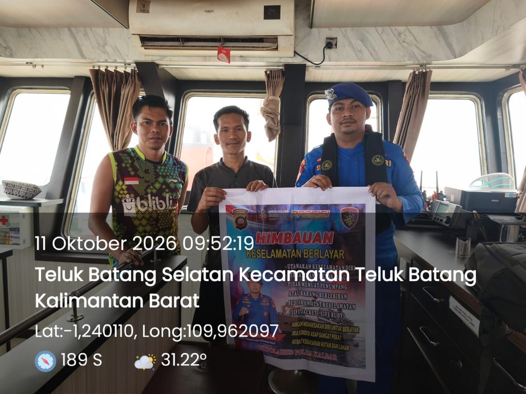 HIMBAU KESELAMATAN BERLAYAR, KP.VI-10-09 INGATKAN ABK KAPAL UNTUK SELALU MEMBAWA LIFE JACKET
