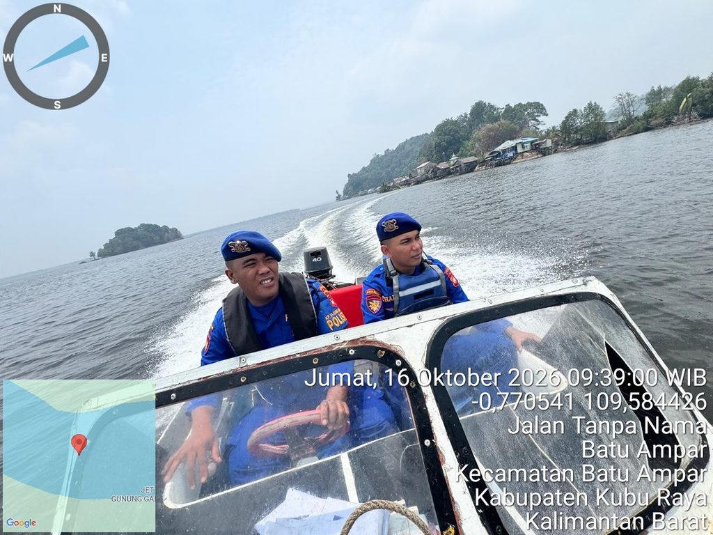 KP. VI-10-08 BATU AMPAR MELAKSANAKAN GIAT PATROLI RUTIN DISEKITAR ALUR PERAIRAN BATU AMPAR DAN SEKITARNYA.