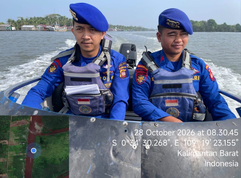 CIPTAKAN SUASANA KAMTIBMAS YANG AMAN BAGI MASYARAKAT PESISIR ANGGOTA KP VI-2002 MUARA KUBU MUARA KUBU LAKSANAKAN PATROLI.