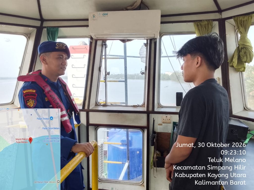 TERTIB ADMINISTRASI DOKUMEN KAPAL PERSONIL VI-1010 TELUK MELANO LAKUKAN PEMERIKSAAN KAPAL